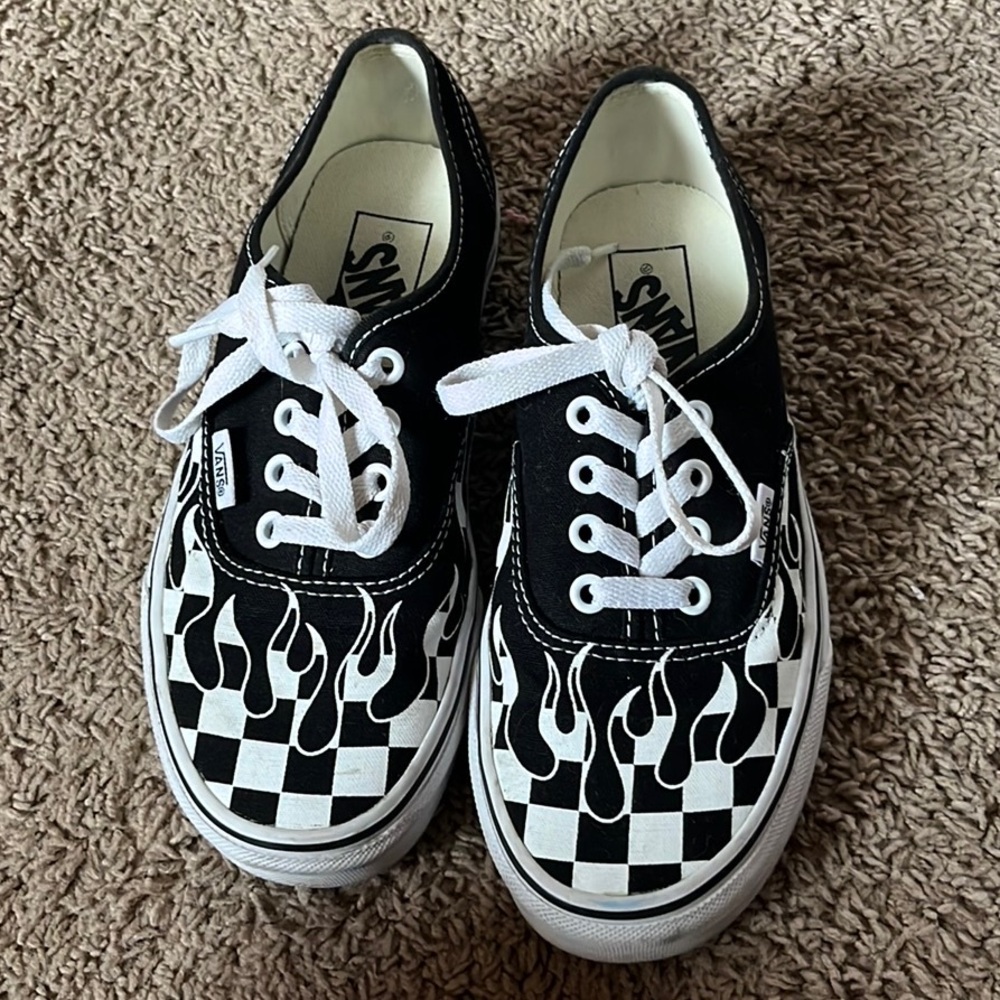 Vans Authentic Checker Flame